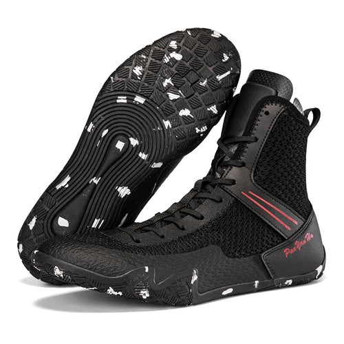 Botas de Boxeo Kombat "Shadow-Step Pro" – Velocidad y Estabilidad de Élite
